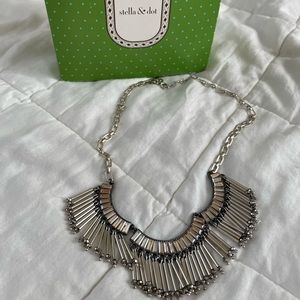 Stella & Dot Twilight Fringe Art Deco Necklace